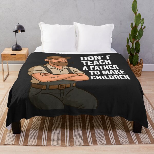 Item preview, Don’t Teach a Father to Make Children – Funny Vintage Dad Quote designed and sold by WinkWild.