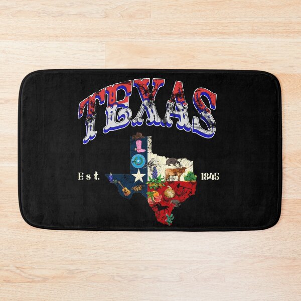 Item preview, Texas - Vintage Texas map est 1845 designed and sold by Youngkev-arts.