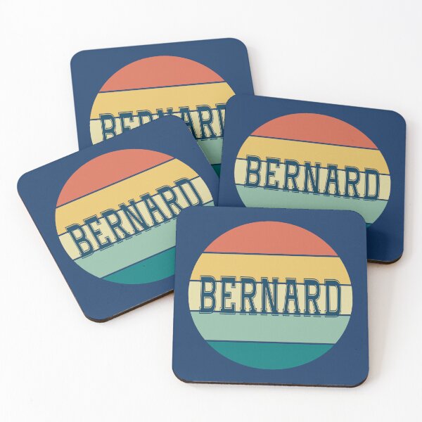 Item preview, Bernard Name Retro Circle designed and sold by Jeallan Designs.
