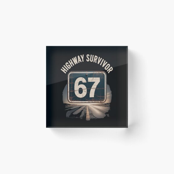 Item preview, number 67 - vintage 67 - retro 67 - lucky 67 - born in 1967 - since 67 - highway 67 - rule 67 - 67 years old - milestone 67 - anniversary 67 - vintage number - retro typography - minimalist number designed and sold by JansenGS.