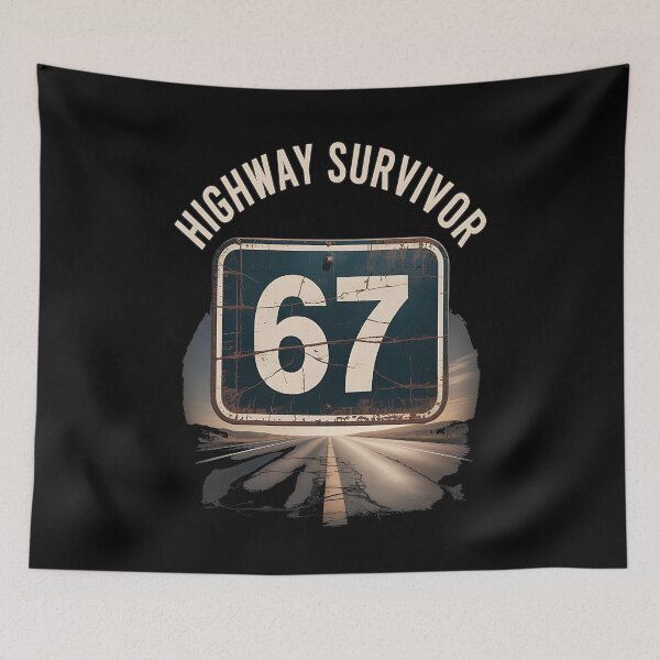 Item preview, number 67 - vintage 67 - retro 67 - lucky 67 - born in 1967 - since 67 - highway 67 - rule 67 - 67 years old - milestone 67 - anniversary 67 - vintage number - retro typography - minimalist number designed and sold by JansenGS.