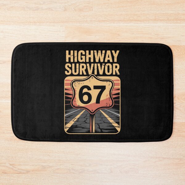 Item preview, number 67 - vintage 67 - retro 67 - lucky 67 - born in 1967 - since 67 - highway 67 - rule 67 - 67 years old - milestone 67 - anniversary 67 - vintage number - retro typography - minimalist number designed and sold by JansenGS.