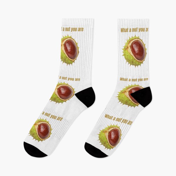 Item preview, What a Nut You Are – Funny Chestnut Pun designed and sold by D-T-Official.