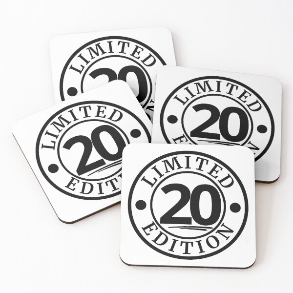 Item preview, Limited 20 Edition | 20th Birthday Celebration Design designed and sold by highflycrafts.