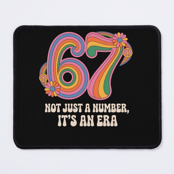 Item preview, number 67 - vintage 67 - retro 67 - lucky 67 - born in 1967 - since 67 - highway 67 - rule 67 - 67 years old - milestone 67 - anniversary 67 - vintage number - retro typography - minimalist number designed and sold by JansenGS.