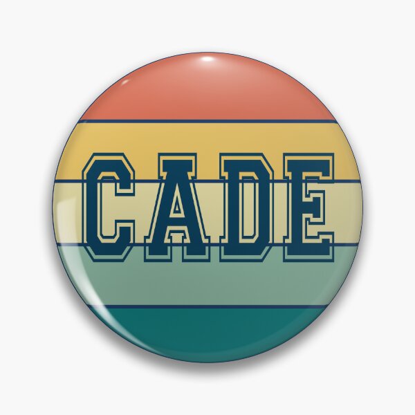 Item preview, Cade Name Retro Circle designed and sold by Jeallan Designs.