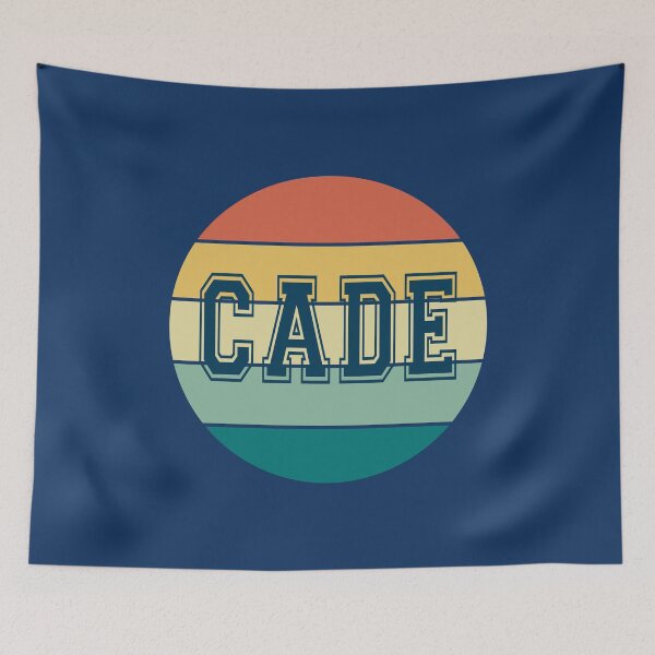 Item preview, Cade Name Retro Circle designed and sold by Jeallan Designs.