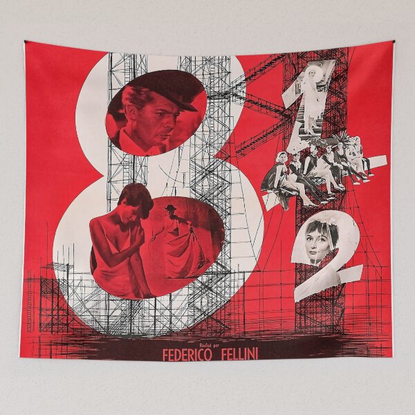 Item preview, 8,5 Vintage 1963 Film Poster designed and sold by bettycannon.
