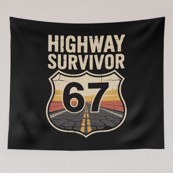 Item preview, number 67 - vintage 67 - retro 67 - lucky 67 - born in 1967 - since 67 - highway 67 - rule 67 - 67 years old - milestone 67 - anniversary 67 - vintage number - retro typography - minimalist number designed and sold by JansenGS.