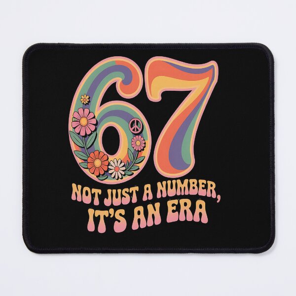 Item preview, number 67 - vintage 67 - retro 67 - lucky 67 - born in 1967 - since 67 - highway 67 - rule 67 - 67 years old - milestone 67 - anniversary 67 - vintage number - retro typography - minimalist number designed and sold by JansenGS.