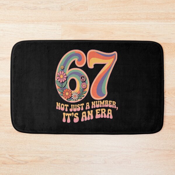 Item preview, number 67 - vintage 67 - retro 67 - lucky 67 - born in 1967 - since 67 - highway 67 - rule 67 - 67 years old - milestone 67 - anniversary 67 - vintage number - retro typography - minimalist number designed and sold by JansenGS.