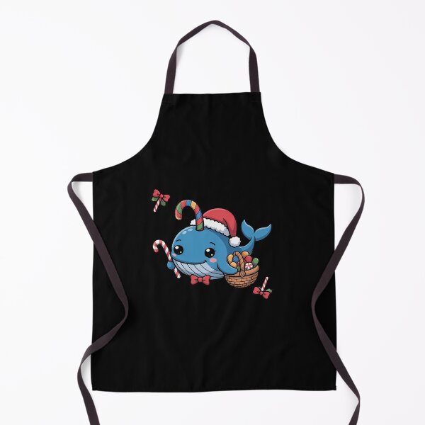 Item preview, Narwhal Santa Christmas Baking Beach Tropical Unicorn Whale designed and sold by AmparoBoyle.