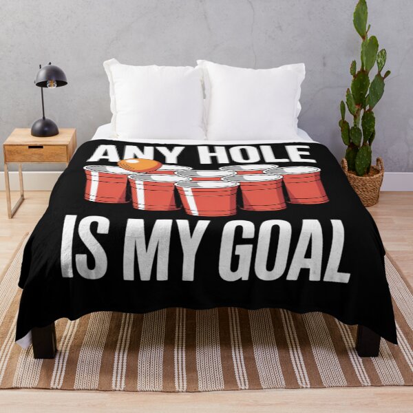 Item preview, Any Hole Is My Goal Beer Pong Party College Student designed and sold by TyraYoung.
