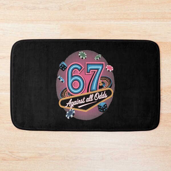 Item preview, number 67 - vintage 67 - retro 67 - lucky 67 - born in 1967 - since 67 - highway 67 - rule 67 - 67 years old - milestone 67 - anniversary 67 - vintage number - retro typography - minimalist number designed and sold by JansenGS.