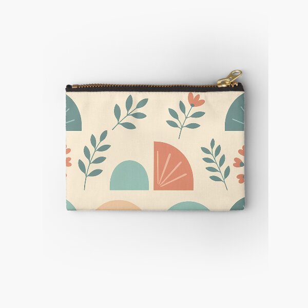 Item preview, Pastel Geometric Floral Flower Leaves, Light  Theme, Stylize, Repeated Texture Pattern (image size 8320x12480) designed and sold by Digital-Davinci.