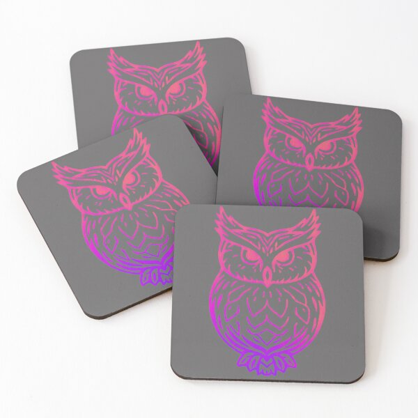 Item preview, Original Pink Outline of Owl Jolson designed and sold by SweetRossel.