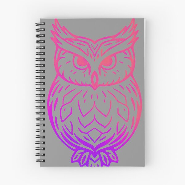 Item preview, Original Pink Outline of Owl Jolson designed and sold by SweetRossel.