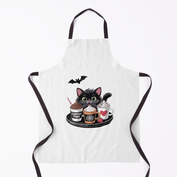 Item preview, Black Cat Halloween Iced Coffee Cups Fall Pumpkin Kitten designed and sold by TyraYoung.