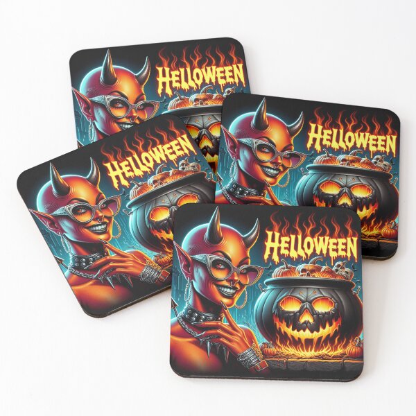 Item preview, Neon Deviless Halloween Gothic Blaze designed and sold by Voodoo Store Paranormal Collections.