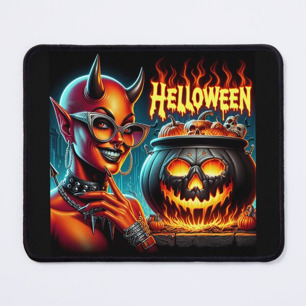 Item preview, Neon Deviless Halloween Gothic Blaze designed and sold by Voodoo Store Paranormal Collections.
