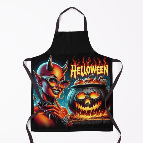 Item preview, Neon Deviless Halloween Gothic Blaze designed and sold by Voodoo Store Paranormal Collections.
