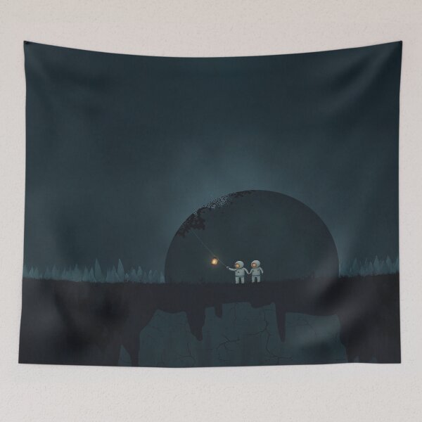 Item preview, Two Astronauts and the Lantern of Light designed and sold by Whimsical Hug.