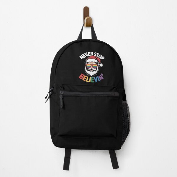 Item preview, Never Stop Believin' LGBTQ Gay Santa Christmas Pride designed and sold by MinaReinger.