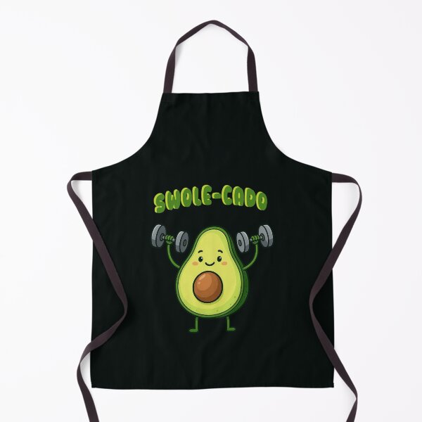 Item preview, Swole-Cado Funny Avocado Gym Shirt & Gifts | Workout Tee, Mug, Apron, Home Decor designed and sold by Print-cess.