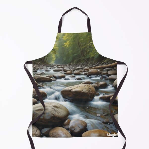 Item preview, Nature’s Flow – Cascading Stream Through Forest Stones designed and sold by NaomiRut.