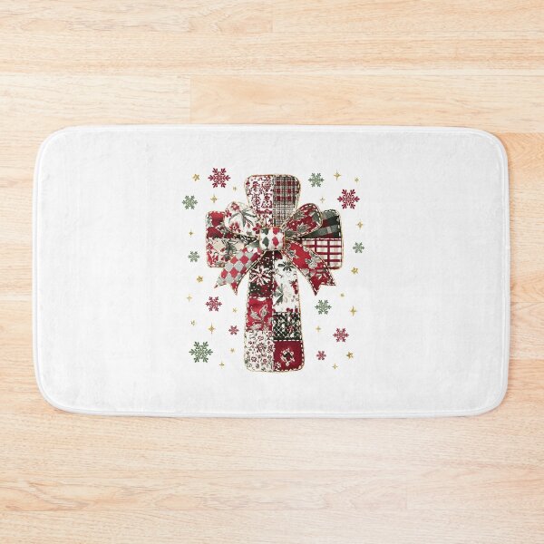 Item preview, Trendy Patchwork Christmas Cross designed and sold by Verbutler.