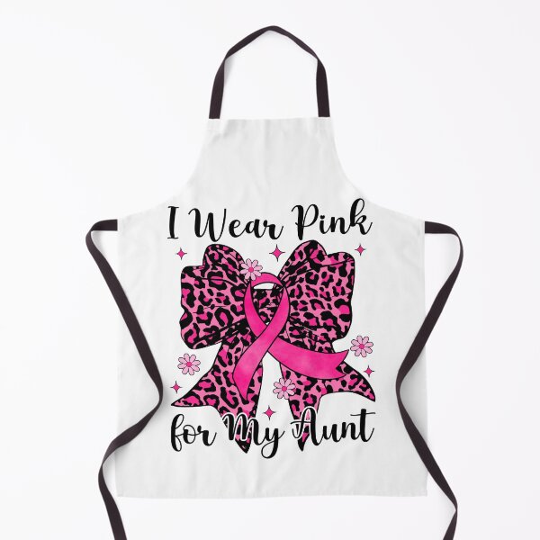 Item preview, Leopard Bow I Wear Pink For My Aunt Breast Cancer Awareness designed and sold by AnitaBice.