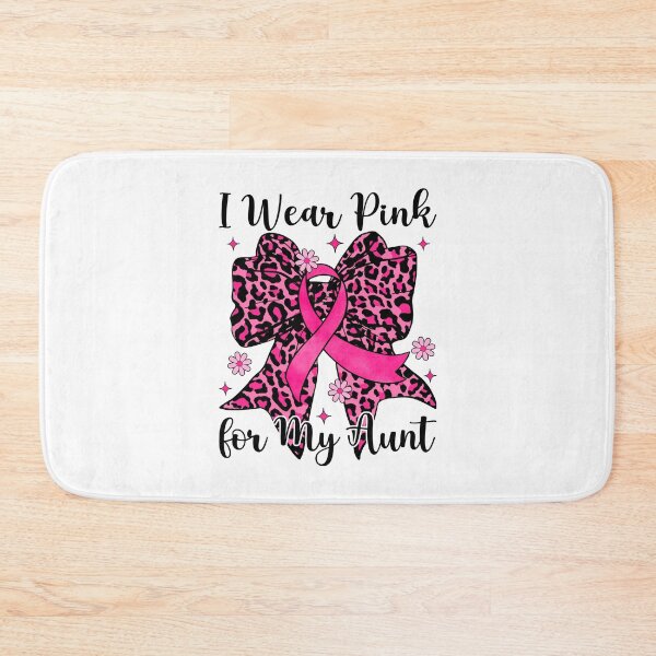 Item preview, Leopard Bow I Wear Pink For My Aunt Breast Cancer Awareness designed and sold by AnitaBice.