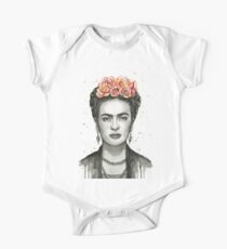 Frida Kahlo Porträt Kurzärmeliger Einteiler