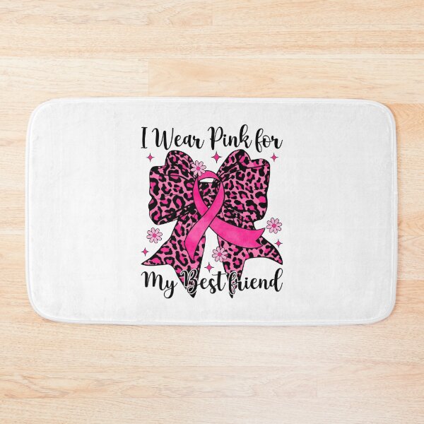 Item preview, Leopard Bow I Wear Pink For My Best Friend Breast Cancer Awareness designed and sold by AnitaBice.