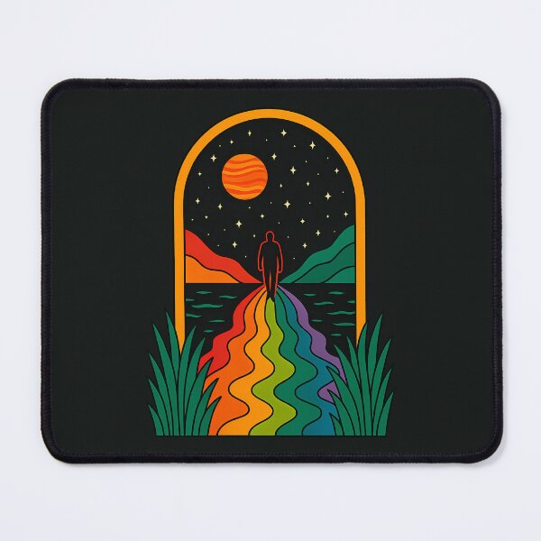 Item preview, Viaje Arcoíris Cósmico – Portal Psicodélico designed and sold by yilsi.