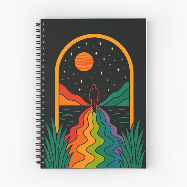 Item preview, Cosmic Rainbow Journey – Psychedelic Portal designed and sold by yilsi.