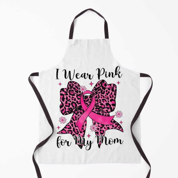 Item preview, Leopard Bow I Wear Pink For My Mom Breast Cancer Awareness designed and sold by AnitaBice.