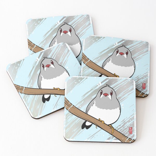 Item preview, Zebra Finch Bird Drawing – Wildlife Nature Art | WATEKE designed and sold by WATEKE.
