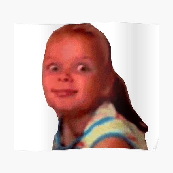 "Kids to flush toilet meme" Poster by cassietX Redbubble