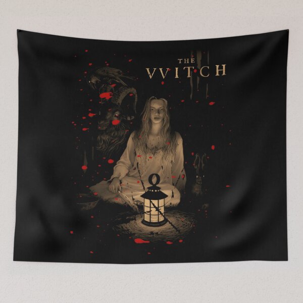 Item preview, Black Retro Movie Flims Horror Funny Scary Vintage Witch designed and sold by GlennBrachyFas.