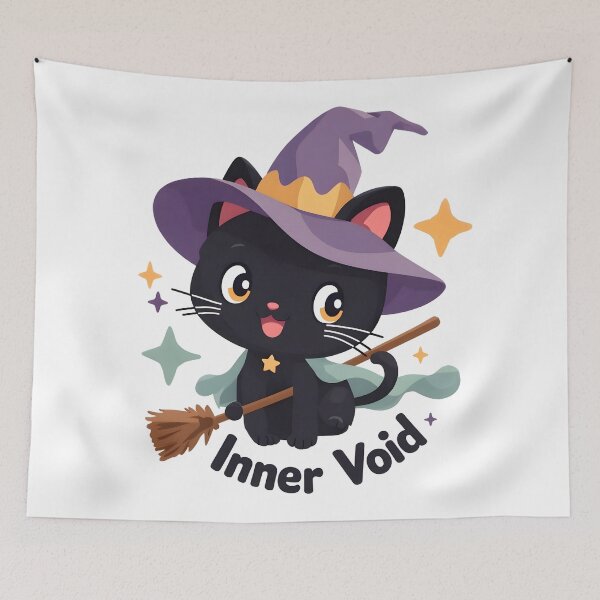 Item preview, Witchy Cat Charm designed and sold by Cosmic Ray.