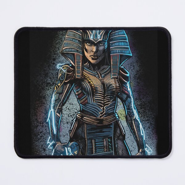 Item preview, Future Egyptian Pharaoh Techno lord of the Nile illustration designed and sold by Vintage Designs +.