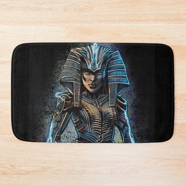 Item preview, Future Egyptian Pharaoh Techno lord of the Nile illustration designed and sold by Vintage Designs +.