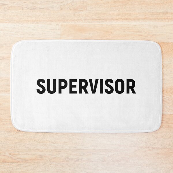 Item preview, Supervisor - Job Title Text (Black) designed and sold by STUDIO-72.