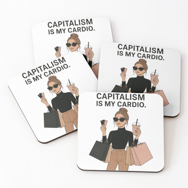 Item preview, Capitalism is my cardio shopping spree designed and sold by PopKapital.