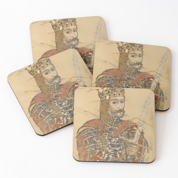 Item preview, Medieval style portrait of  King Arthur of Camelot from the Arthurian Legends designed and sold by Vintage Designs +.
