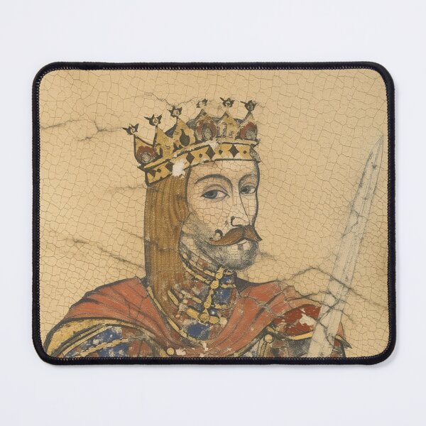 Item preview, Medieval style portrait of King Arthur of Camelot from the Arthurian Legends designed and sold by Vintage Designs +.