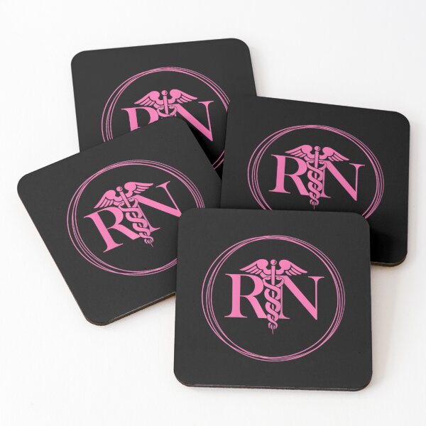 Artikelvorschau, s Pink Registered Nurse "RN" Caduceus Symbol entworfen und verkauft von chaynyunonav.