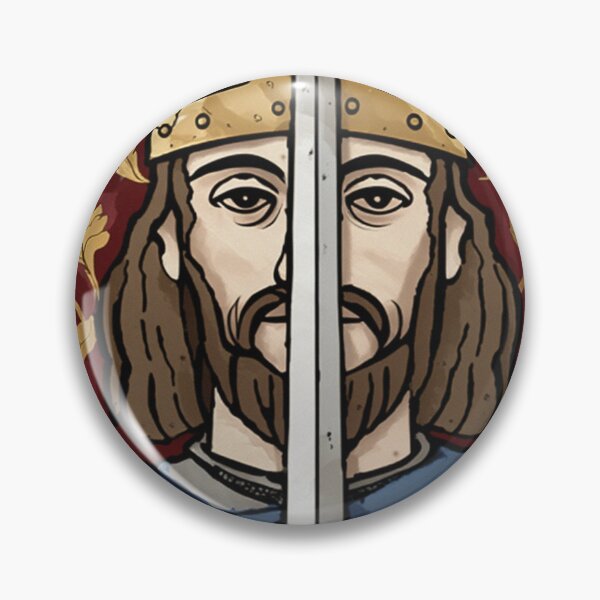 Item preview, Medieval style portrait of  King Arthur of Camelot from the Arthurian Legends designed and sold by Vintage Designs +.
