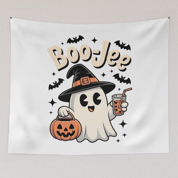 Item preview, Boo-Jee Ghost halloween boo jee ghost spooky season designed and sold by papertaless.